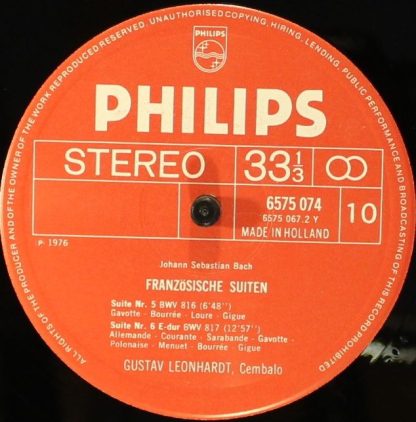 Philips 6709 500 - Die Französichen Und Englischen Suiten - Image 7