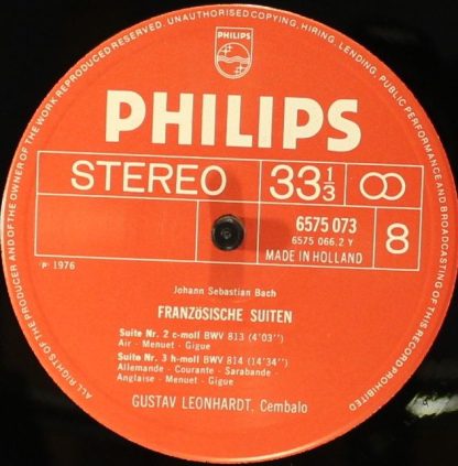 Philips 6709 500 - Die Französichen Und Englischen Suiten - Image 9