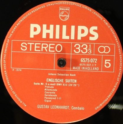 Philips 6709 500 - Die Französichen Und Englischen Suiten - Image 11