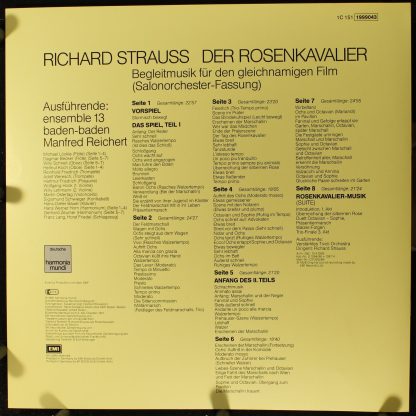 Deutsche Harmonia Mundi 1C 4LP 151 1999043 - Der Rosenkavalier - - Image 12