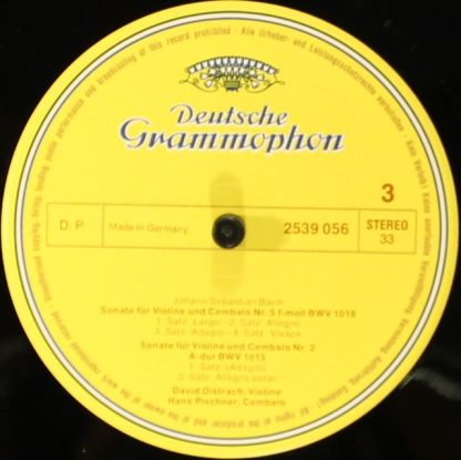 Deutsche Grammophon 413 515-1 - Sonaten Für Violine Und Cembalo - Image 7