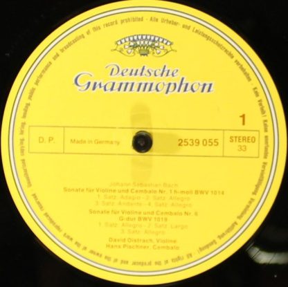 Deutsche Grammophon 413 515-1 - Sonaten Für Violine Und Cembalo - Image 8