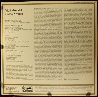 Eurodisc 80 896 KK - Violin-Recital - Image 2