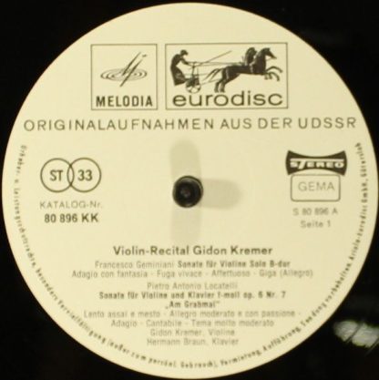 Eurodisc 80 896 KK - Violin-Recital - Image 3