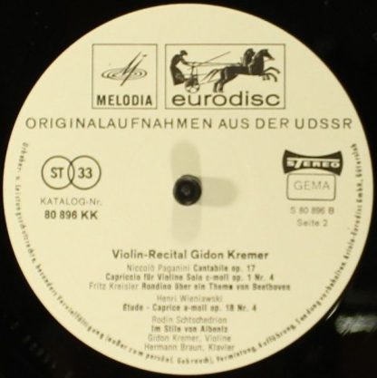 Eurodisc 80 896 KK - Violin-Recital - Image 4