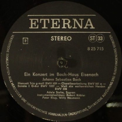 Eterna 8 25 715 - Konzert Im Bach-Haus Eisenach - Image 4