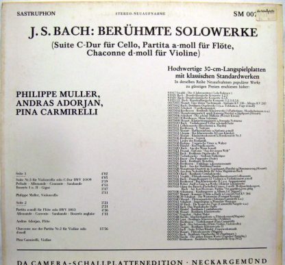 Sastruphon SM 007051 - Berühmte Solowerke (Suite C-Dur für Cello - Image 2