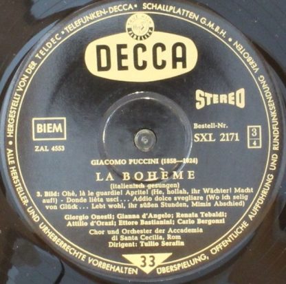 DECCA SXL 2170/1-B - La Bohème - Image 5