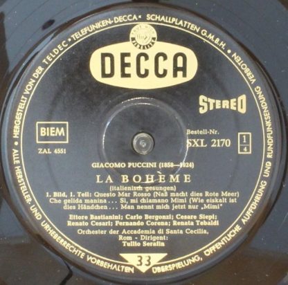 DECCA SXL 2170/1-B - La Bohème - Image 7