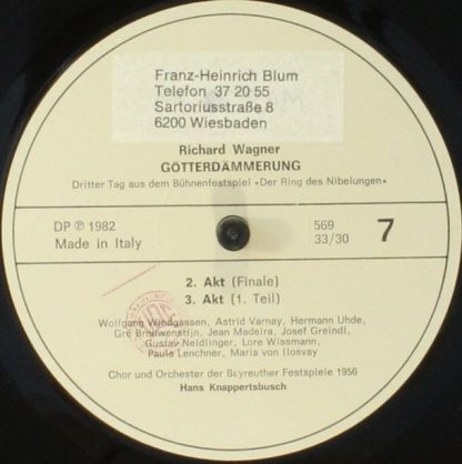 Melodram MEL 567 - Götterdämmerung 1956 - Image 6