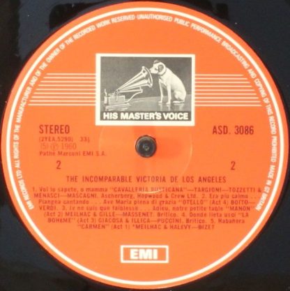 His Master's Voice SLS 5012 - The Incomparable Victoria De Los A - Image 10