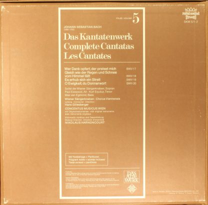 Telefunken SKW 5/1-2 - Kantatenwerk · Complete Cantatas | BWV 17 - Image 2