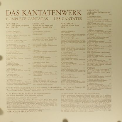 Telefunken SKW 5/1-2 - Kantatenwerk · Complete Cantatas | BWV 17 - Image 7