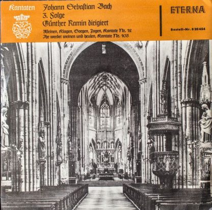 Eterna 8 20 454 - Weinen, Klagen, Sorgen, Zagen, Kantate Nr. 12