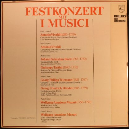 Philips 29 652-1 - I Musici - Festkonzert Mit I Musici - Image 2