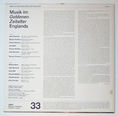 Orbis 79 399 - Musik Im Goldenen Zeitalter Englands - Image 2