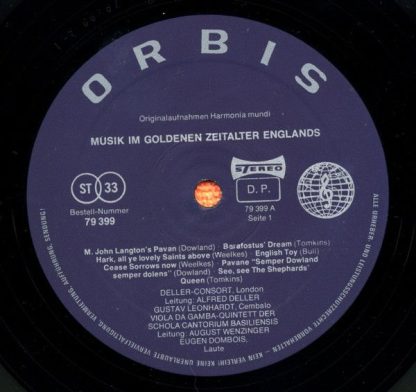 Orbis 79 399 - Musik Im Goldenen Zeitalter Englands - Image 3