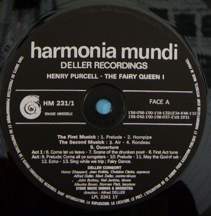 Harmonia Mundi HMD-231 - The Fairy-Queen - Image 8