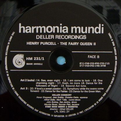 Harmonia Mundi HMD-231 - The Fairy-Queen - Image 9