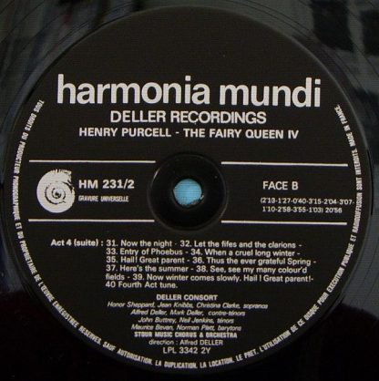 Harmonia Mundi HMD-231 - The Fairy-Queen - Image 11