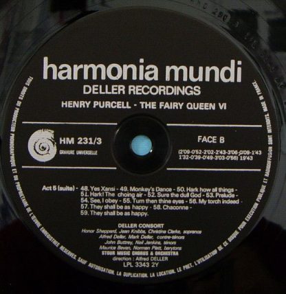 Harmonia Mundi HMD-231 - The Fairy-Queen - Image 13