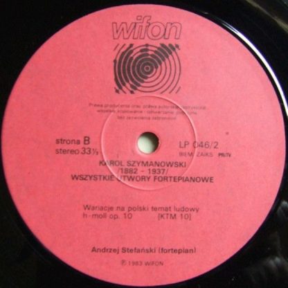 Wifon LP 046/2 - Wszystkie Utwory Fortepianowe Vol. 2 - Image 4