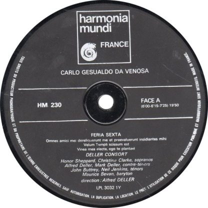 harmonia mundi France HM 230 - Leçons De Ténèbres - Volume 2 - F - Image 3