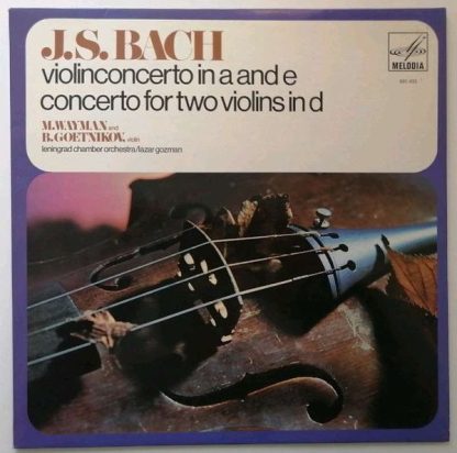 691.433 - Violinconcerto In A And E / Concerto For Two Violins