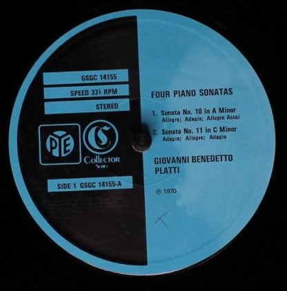 Pye Records GSGC 14155 - Four Piano Sonatas - Image 3