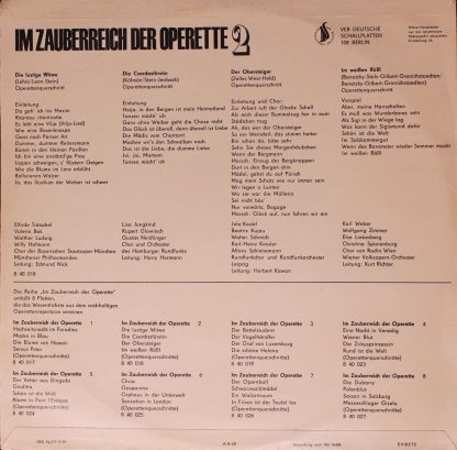 Amiga 8 40 018 - Im Zauberreich Der Operette 2 - Image 2