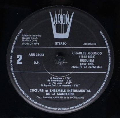 ARION ARN 38443 - Requiem Pour Soli, Choeur Et Orchestre - Image 6