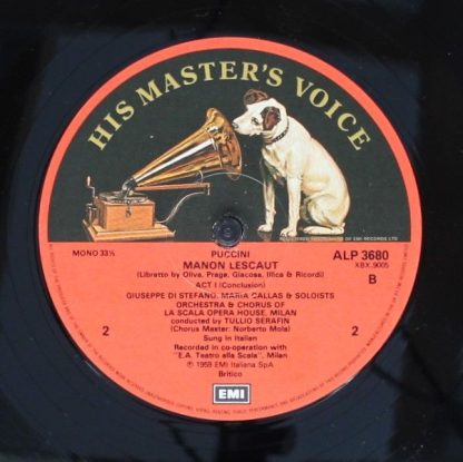 His Master's Voice RLS 737 - Giacomo Puccini- Maria Callas, Gius - Image 6