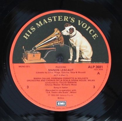 His Master's Voice RLS 737 - Giacomo Puccini- Maria Callas, Gius - Image 7