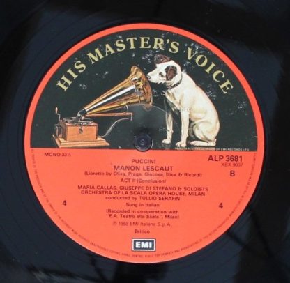 His Master's Voice RLS 737 - Giacomo Puccini- Maria Callas, Gius - Image 8