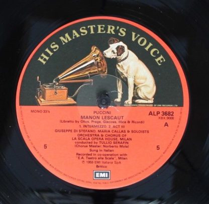 His Master's Voice RLS 737 - Giacomo Puccini- Maria Callas, Gius - Image 9