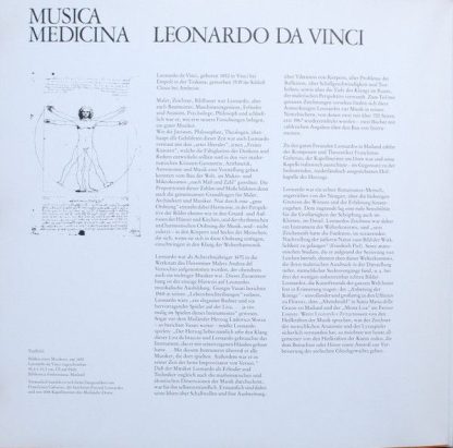 Harmonia Mundi HM 806 - Musica Medicina - Leonardo Da Vinci Le F - Image 3