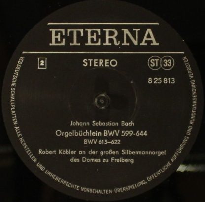 Eterna 8 25 813/814 - Bachs Orgelwerke Auf Silbermannorgeln 10/1 - Image 6