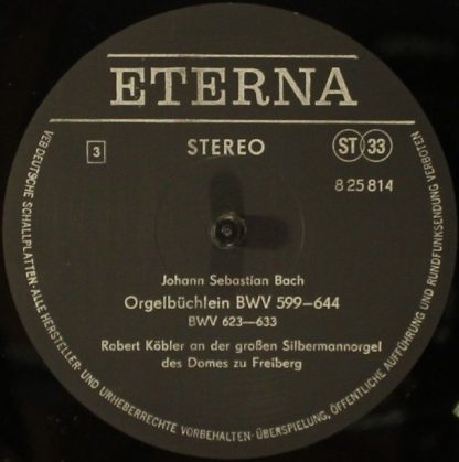 Eterna 8 25 813/814 - Bachs Orgelwerke Auf Silbermannorgeln 10/1 - Image 7