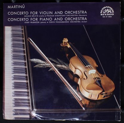 Supraphon SUA ST 50031 - Concerto For Violin And Orchestra / Con