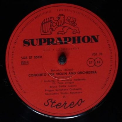 Supraphon SUA ST 50031 - Concerto For Violin And Orchestra / Con - Image 3