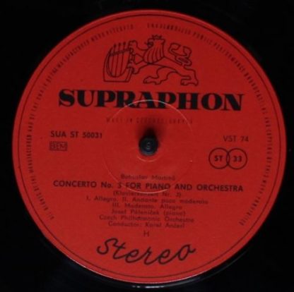 Supraphon SUA ST 50031 - Concerto For Violin And Orchestra / Con - Image 4