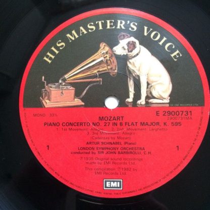 His Master's Voice EX 29 0072 3 - Mozart Piano Concertos - Image 4