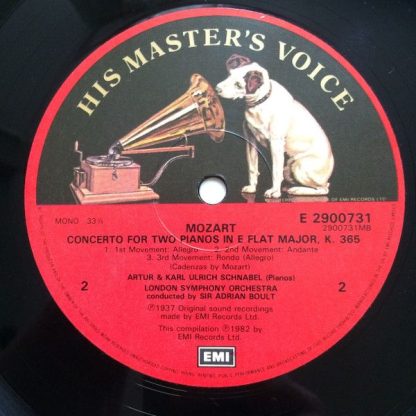 His Master's Voice EX 29 0072 3 - Mozart Piano Concertos - Image 5