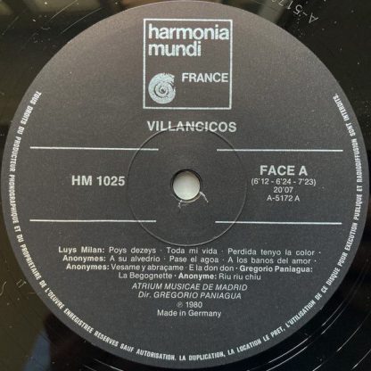 harmonia mundi France HM 1025 - Villancicos - Chansons Populaire - Image 3