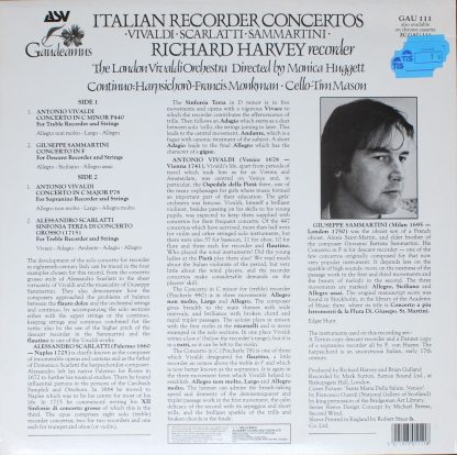 ASV GAU 111 AXDS 10455 - Italian Recorder Concertos - Image 2