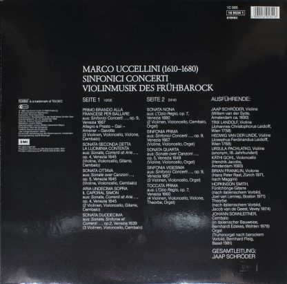 Deutsche Harmonia Mundi 1C 065 16 9534 1 - Sinfonici Concerti - Image 2