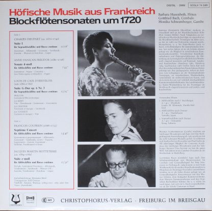 Christophorus SCGLX 74 049 - Höfische Musik aus Frankreich - Blo - Image 2