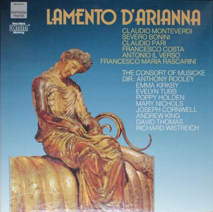 Deutsche Harmonia Mundi 1C 2LP 165 16 9504 3 - Lamento d'Arianna