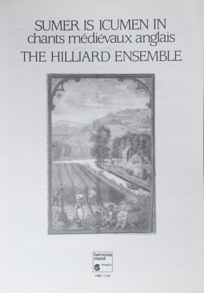 Harmonia Mundi HMC 1154 - Sumer Is Icumen In (Chants Médiévaux A - Image 3