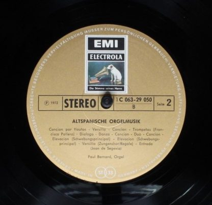 EMI 1 C 063-29 050 - Berühmte Orgeln Europas • Altspanische Orge - Image 4